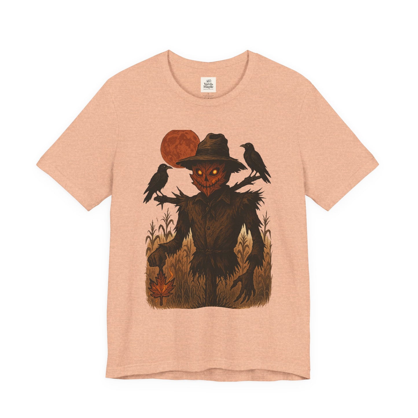 Spooky Scarecrow Graphic Tee | Unisex Halloween Shirt, Fall Fashion, Halloween Costume Tee, Scary Tee, Gift for Horror Lovers