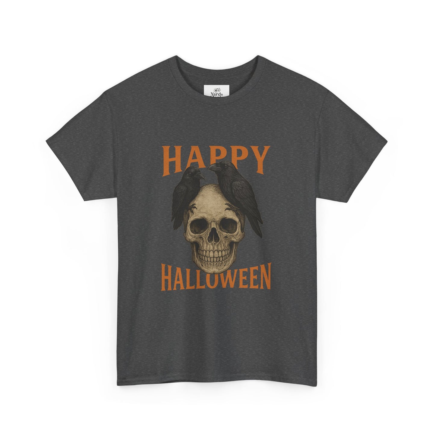 Halloween Skull Unisex Cotton Tee, Spooky T-Shirt, October Fashion, Costume Party Wear, Fall Celebration Shirt