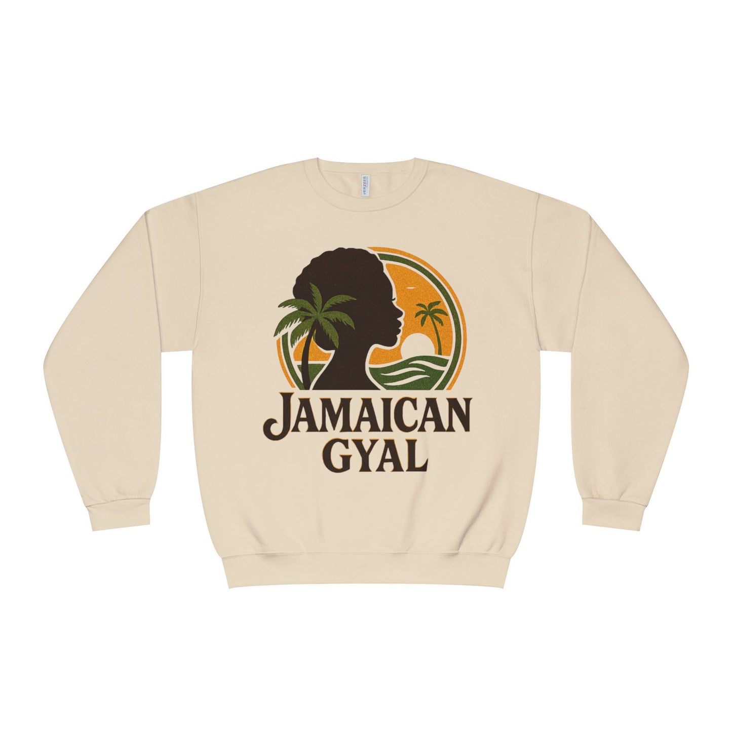 Jamaican Gyal Unisex Sweatshirt, Cozy Crewneck, Gift for Her, Summer Vibes, Casual Fashion Statement
