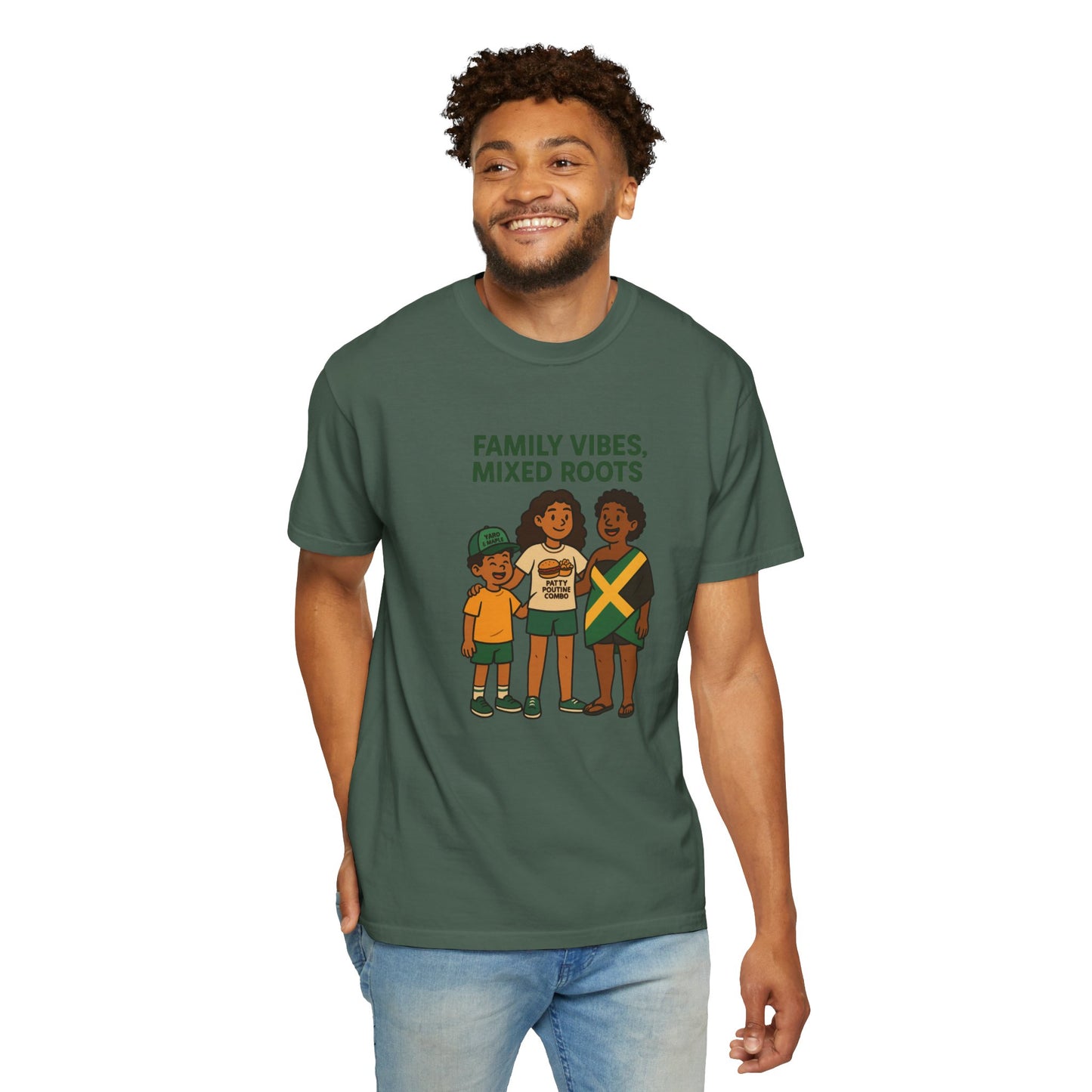 Family Vibes T-Shirt, Unisex Clothing, Mixed Roots Shirt, Family Reunion Outfit, Cultural Celebration Apparel, Summer Casual Wear