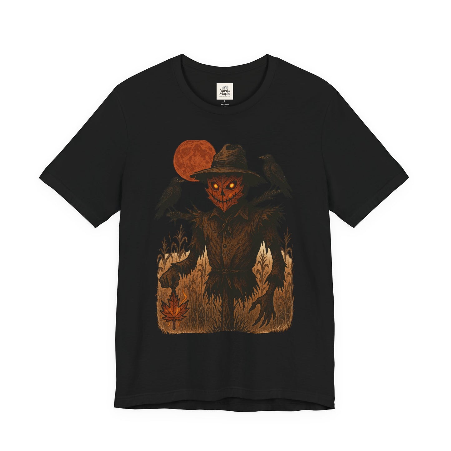 Spooky Scarecrow Graphic Tee | Unisex Halloween Shirt, Fall Fashion, Halloween Costume Tee, Scary Tee, Gift for Horror Lovers