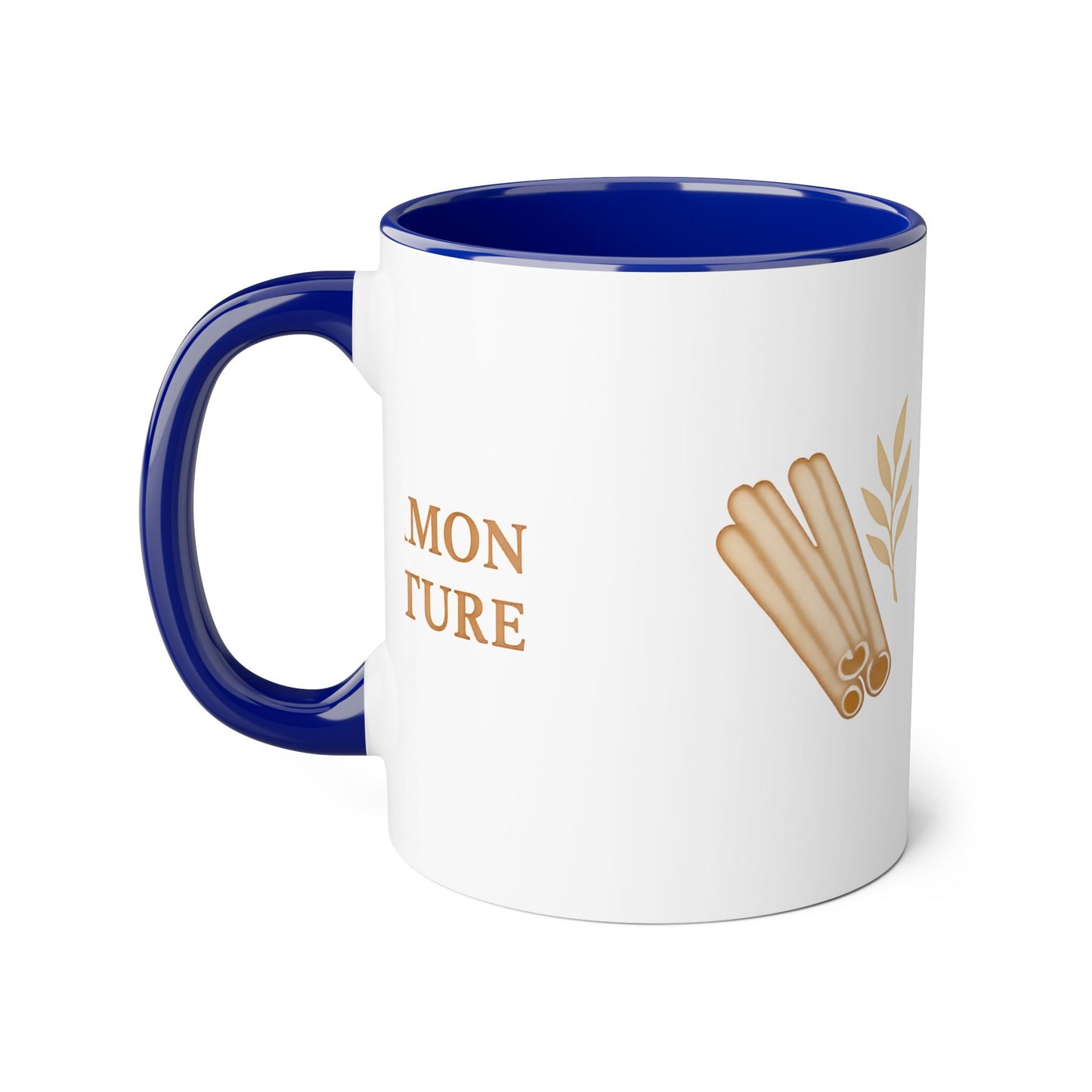 Cinnamon & Culture Accent Mug, Cozy Coffee Cup, 11oz Gift for Tea Lovers, Kitchen Decor, Warm Drink Mug, Unique Beverageware