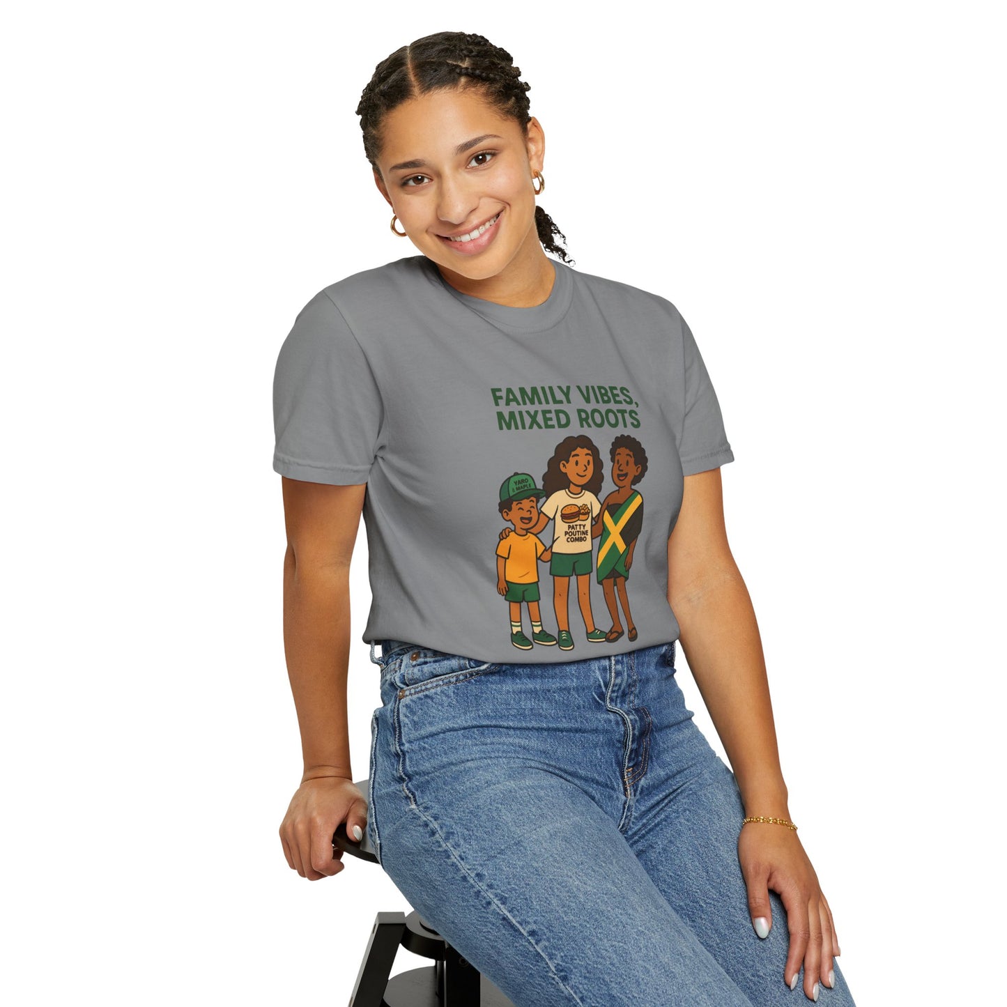 Family Vibes T-Shirt, Unisex Clothing, Mixed Roots Shirt, Family Reunion Outfit, Cultural Celebration Apparel, Summer Casual Wear