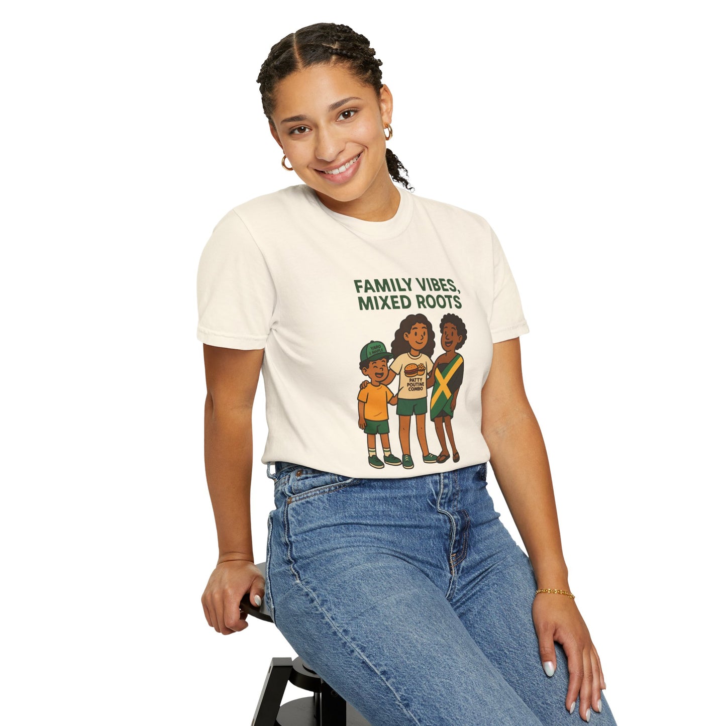 Family Vibes T-Shirt, Unisex Clothing, Mixed Roots Shirt, Family Reunion Outfit, Cultural Celebration Apparel, Summer Casual Wear