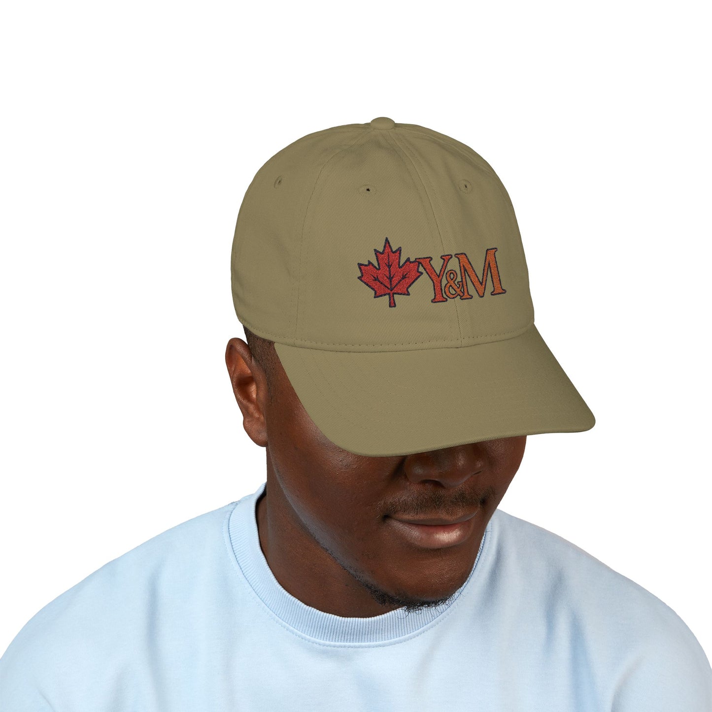 Organic Embroidered Baseball Cap - Canada Inspired, Stylish Sun Protection, Gifts for Nature Lovers, Outdoor Adventures, Everyday Wear