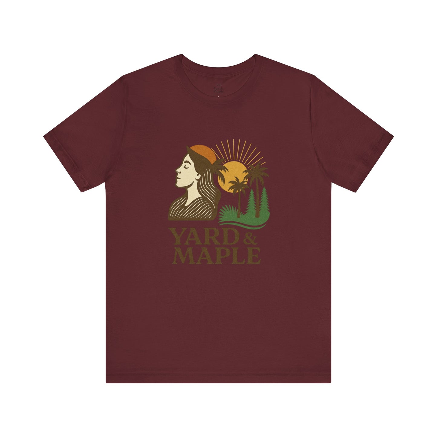 Yard & Maple Graphic Tee, Nature Inspired Unisex Shirt, Outdoor Lover Gift, Summer Vibes, Casual Wear, Vacation Essentials