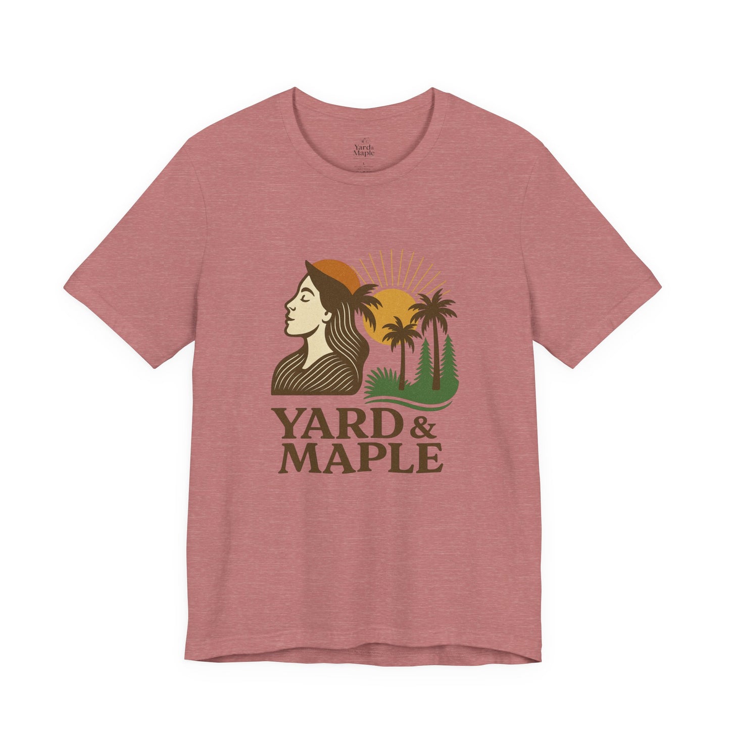 Yard & Maple Graphic Tee, Nature Inspired Unisex Shirt, Outdoor Lover Gift, Summer Vibes, Casual Wear, Vacation Essentials