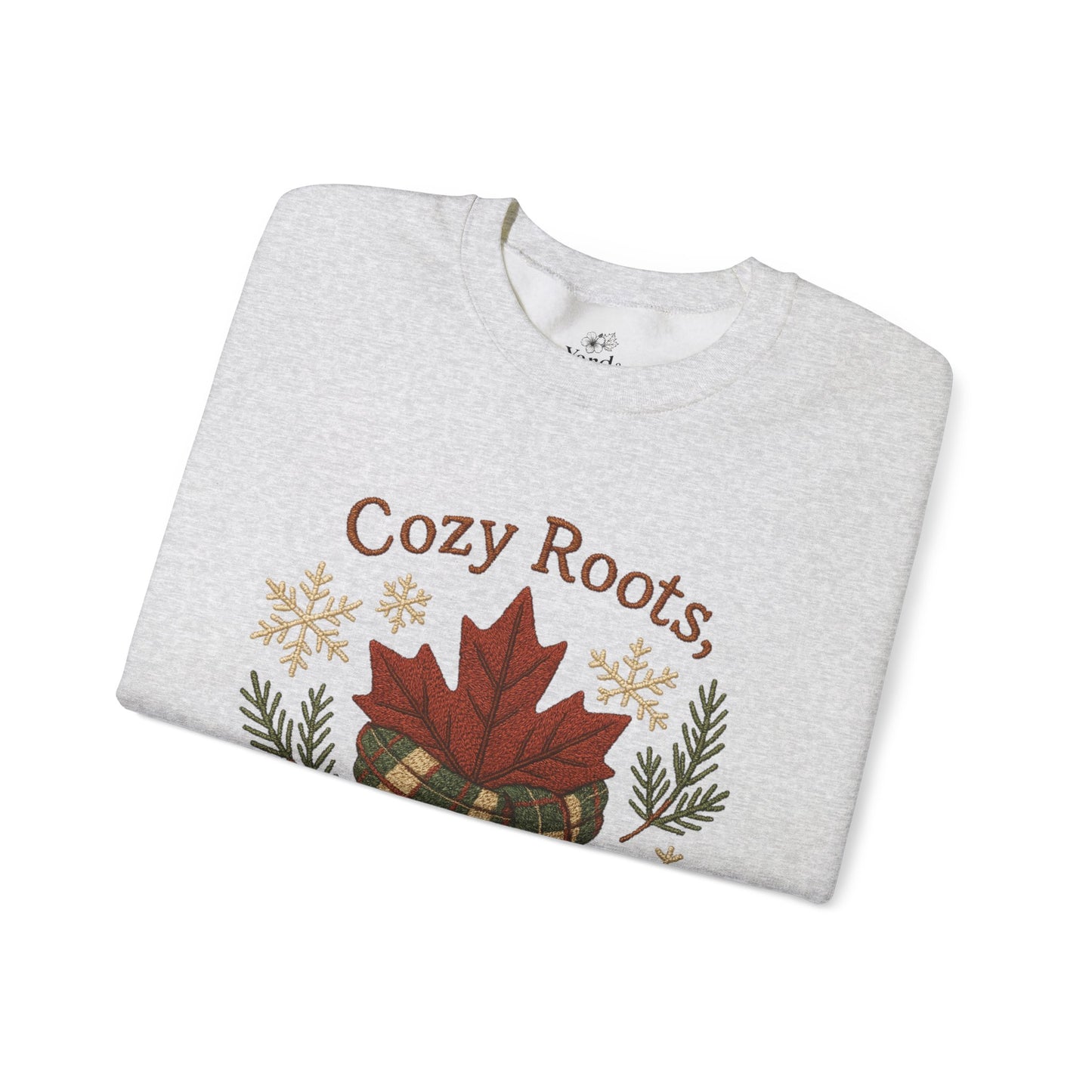 Cozy Roots Crewneck Sweatshirt: Warm Hearts Gift, Fall Fashion, Winter Apparel, Unisex Sweatshirt, Holiday Sweater