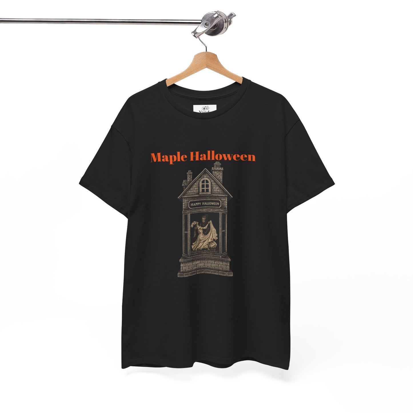 Halloween Graphic Tee, Spooky Season Shirt, Maple Halloween T-Shirt, Unisex Cotton Tee, Fall Fashion Top, Holiday Gift
