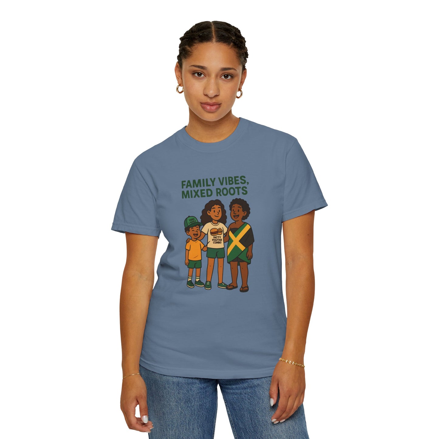 Family Vibes T-Shirt, Unisex Clothing, Mixed Roots Shirt, Family Reunion Outfit, Cultural Celebration Apparel, Summer Casual Wear