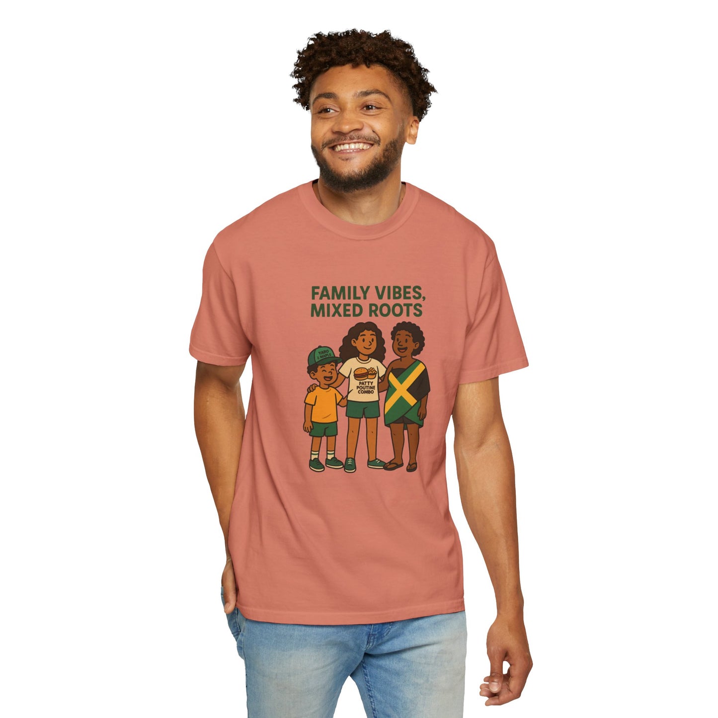 Family Vibes T-Shirt, Unisex Clothing, Mixed Roots Shirt, Family Reunion Outfit, Cultural Celebration Apparel, Summer Casual Wear