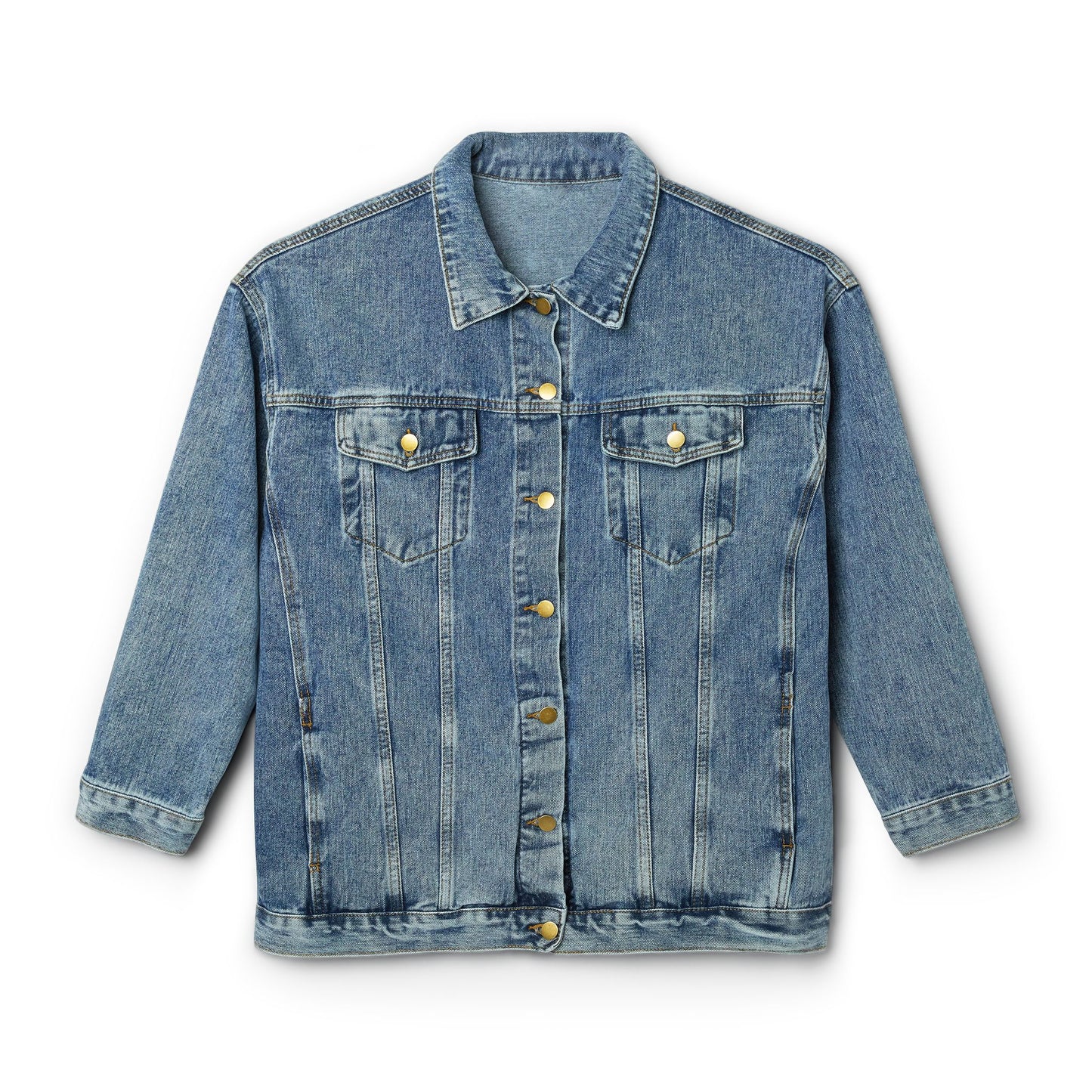 Jamaican Pride Women's Denim Jacket, Vintage Jean Jacket, Casual Summer Style, Trendy Gift for Her, Festival Wear, Travel Fashion