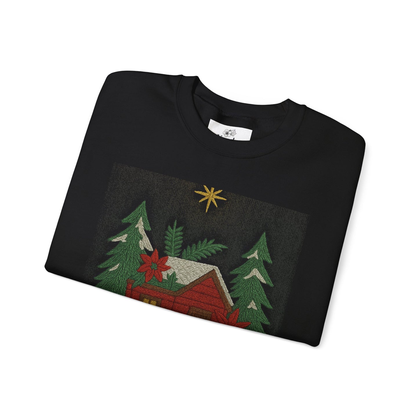 Cozy Holiday Sweatshirt - Island Noel Design, Unisex Christmas Crewneck, Winter Apparel, Gift for Him/Her, Seasonal Fashion