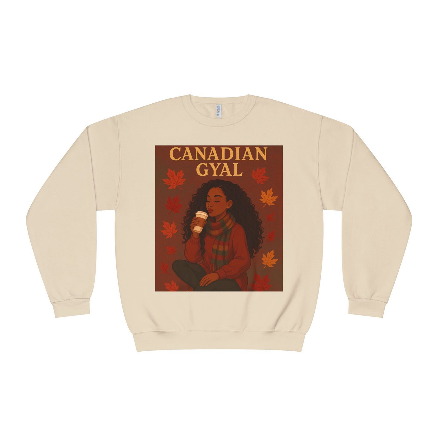 Canadian Gyal Sweatshirt, Cozy Fall Crewneck, Canada Pride Apparel, Autumn Casual Wear, Unisex Gift for Her