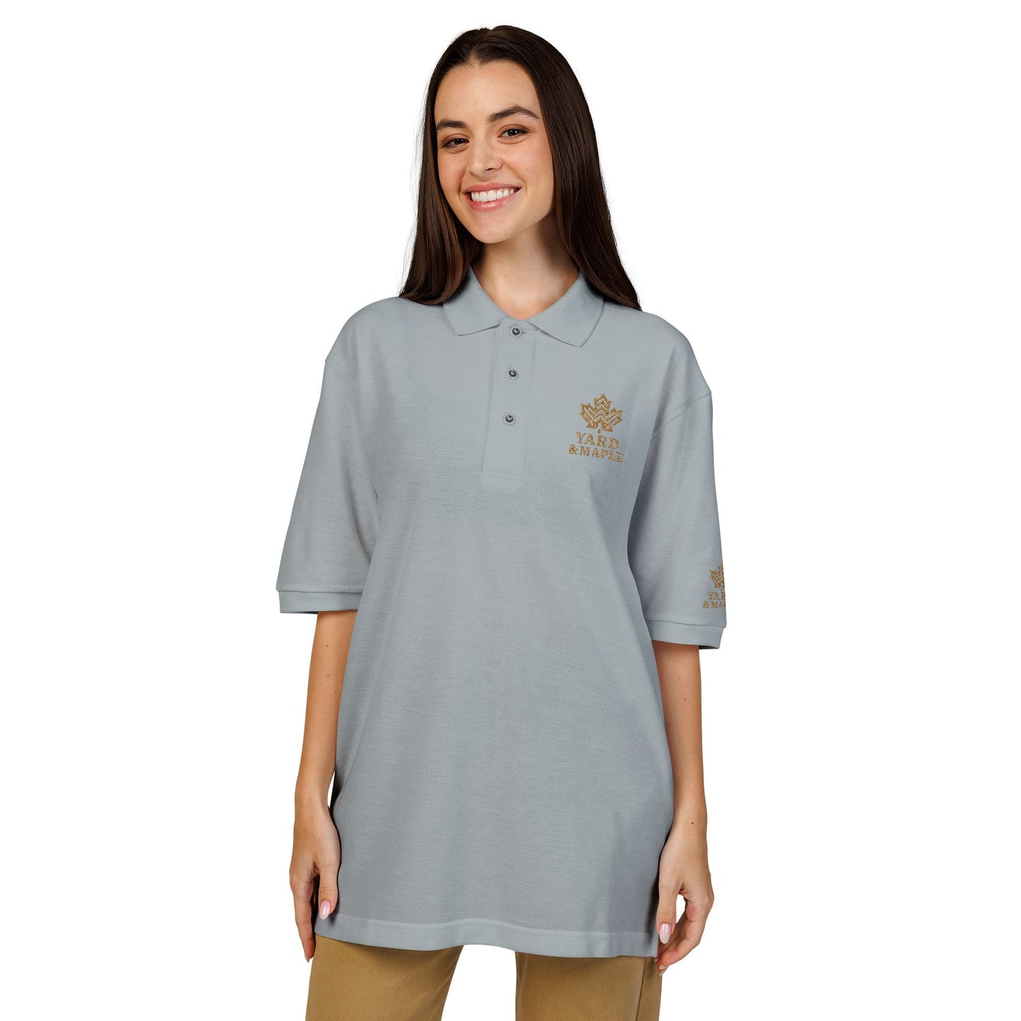 Embroidered Unisex Polo Shirt - Casual Comfort for Every Occasion, Perfect for Work, Relaxation, Gifts, Outdoor Events, Summer Style