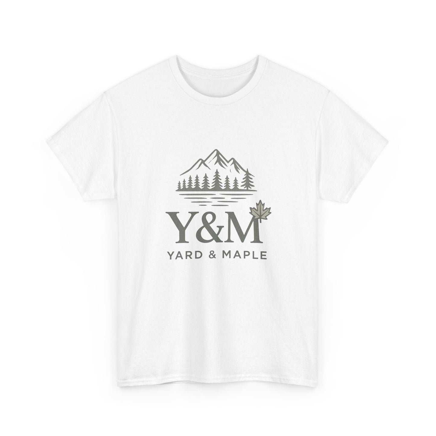 Nature-Inspired Unisex Heavy Cotton Tee, Casual Graphic T-Shirt, Outdoor Adventure Top, Gift for Nature Lovers, Hiking Apparel, Y&M Design