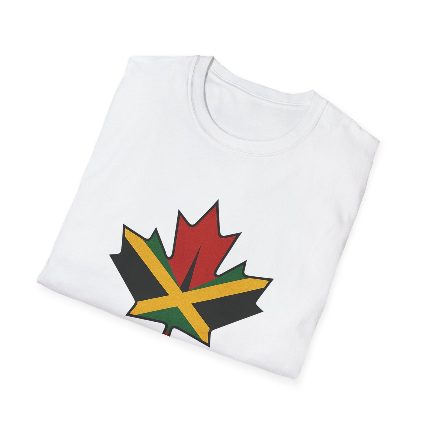 Yard & Maple Unisex Softstyle T-Shirt, Casual Summer Tee, Jamaican Theme Shirt, Cool Graphic Top, Gift for Nature Lovers