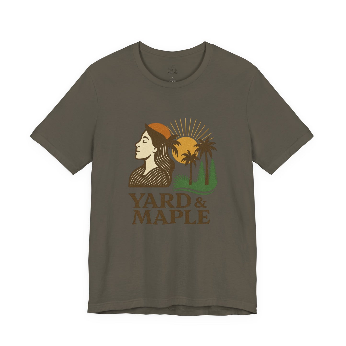 Yard & Maple Graphic Tee, Nature Inspired Unisex Shirt, Outdoor Lover Gift, Summer Vibes, Casual Wear, Vacation Essentials