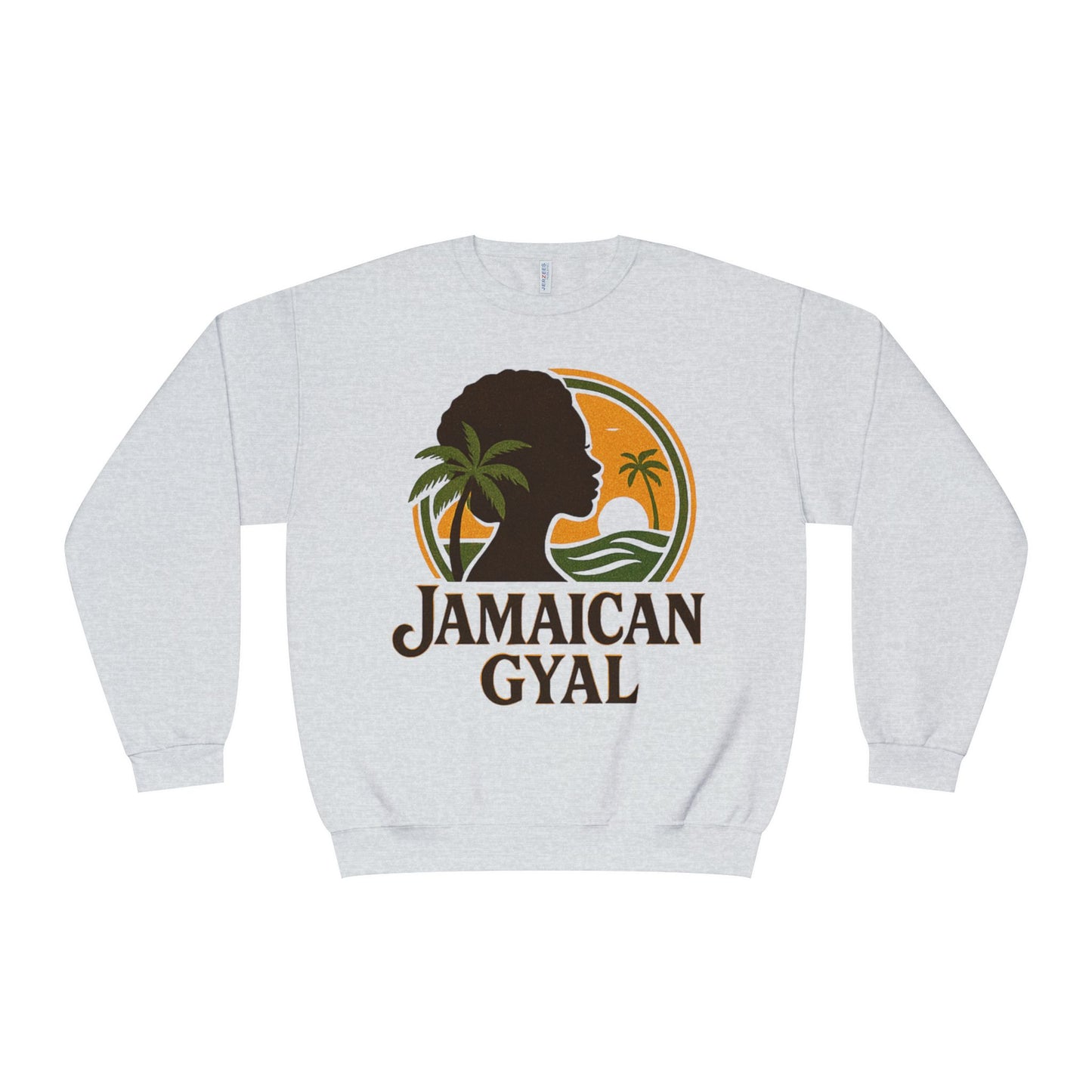 Jamaican Gyal Unisex Sweatshirt, Cozy Crewneck, Gift for Her, Summer Vibes, Casual Fashion Statement