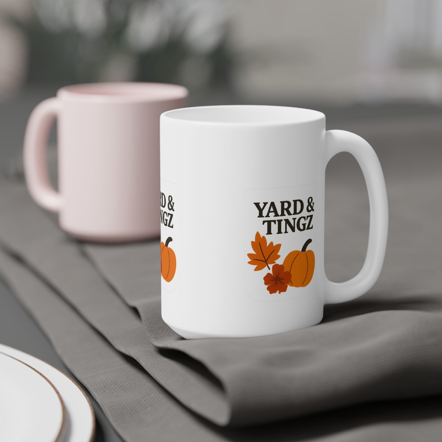 Fall-Themed Ceramic Mug for Cozy Moments | Perfect for Autumn, Thanksgiving, Gifts, Coffee Lovers