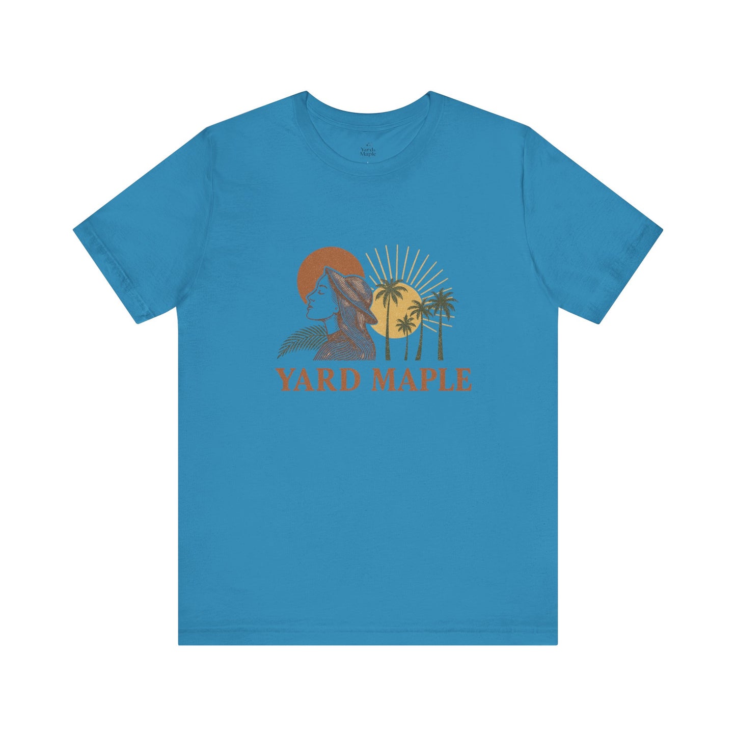 Yard Maple Graphic Tee, Casual Summer Shirt, Nature Lover Gift, Eco-Friendly Apparel, Beach Vibes Tee, Unique Unisex Apparel