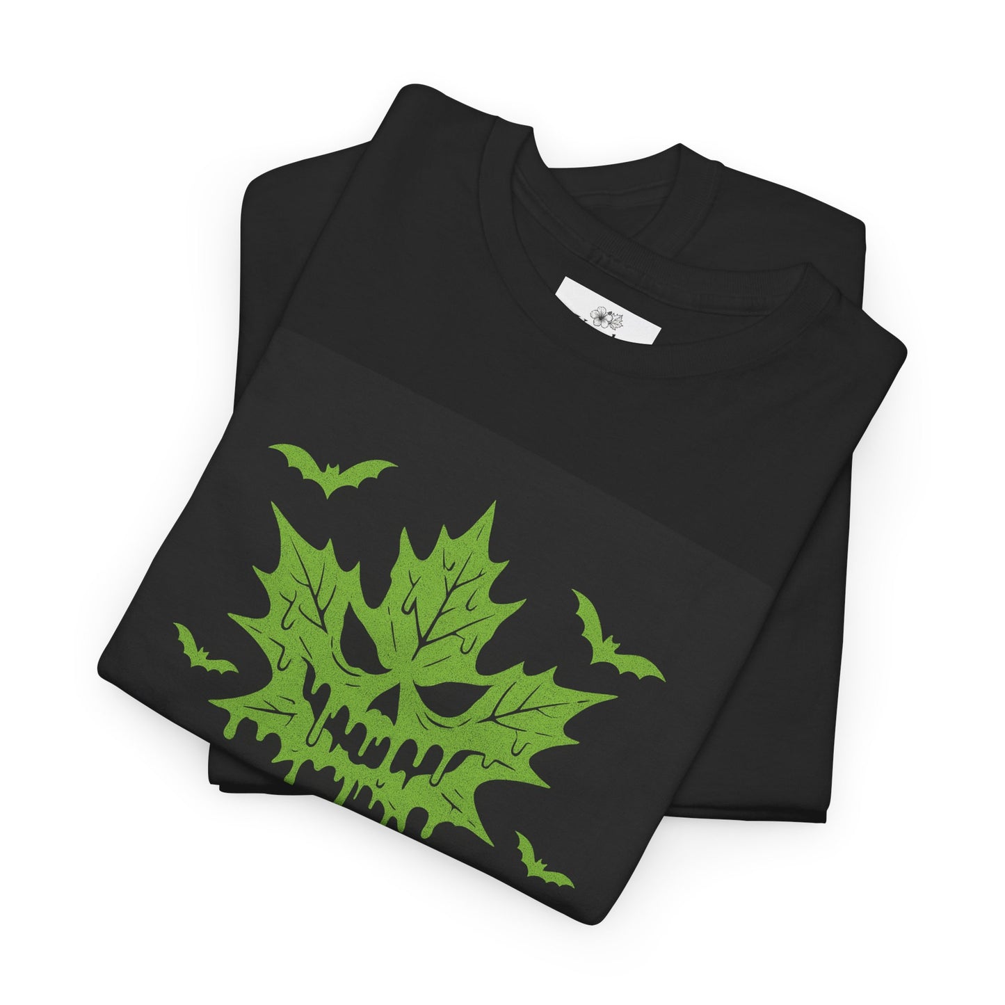 Halloween Themed Unisex Tee with Yard & Maple Design, Autumn Apparel, Fall T-Shirt, Spooky Graphic Tee, Unisex Halloween Shirt
