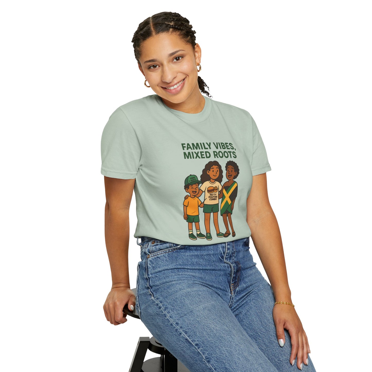 Family Vibes T-Shirt, Unisex Clothing, Mixed Roots Shirt, Family Reunion Outfit, Cultural Celebration Apparel, Summer Casual Wear