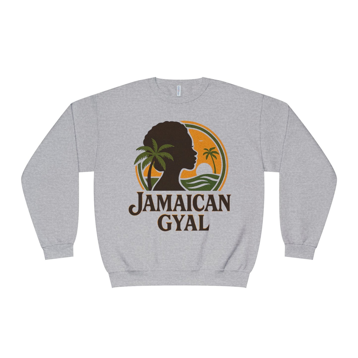 Jamaican Gyal Unisex Sweatshirt, Cozy Crewneck, Gift for Her, Summer Vibes, Casual Fashion Statement