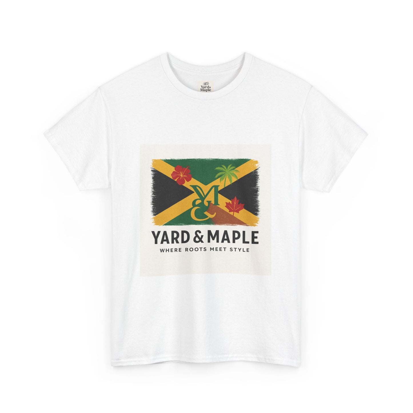 Jamaican Roots Tee, Unisex Heavy Cotton Shirt, Casual Summer Top, Beachwear, Gift for Music Lovers, Vibrant Graphic T-Shirt