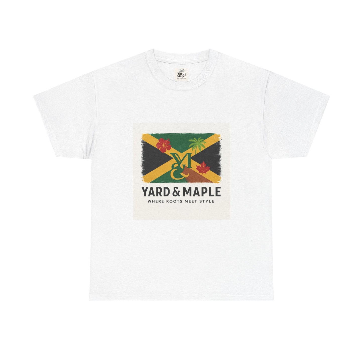 Jamaican Roots Tee, Unisex Heavy Cotton Shirt, Casual Summer Top, Beachwear, Gift for Music Lovers, Vibrant Graphic T-Shirt