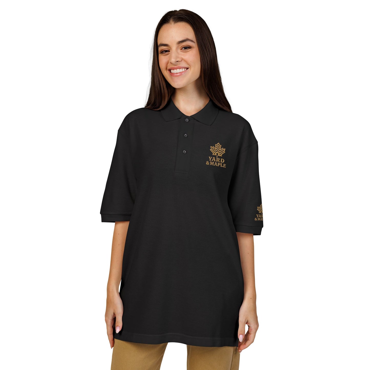 Embroidered Unisex Polo Shirt - Casual Comfort for Every Occasion, Perfect for Work, Relaxation, Gifts, Outdoor Events, Summer Style