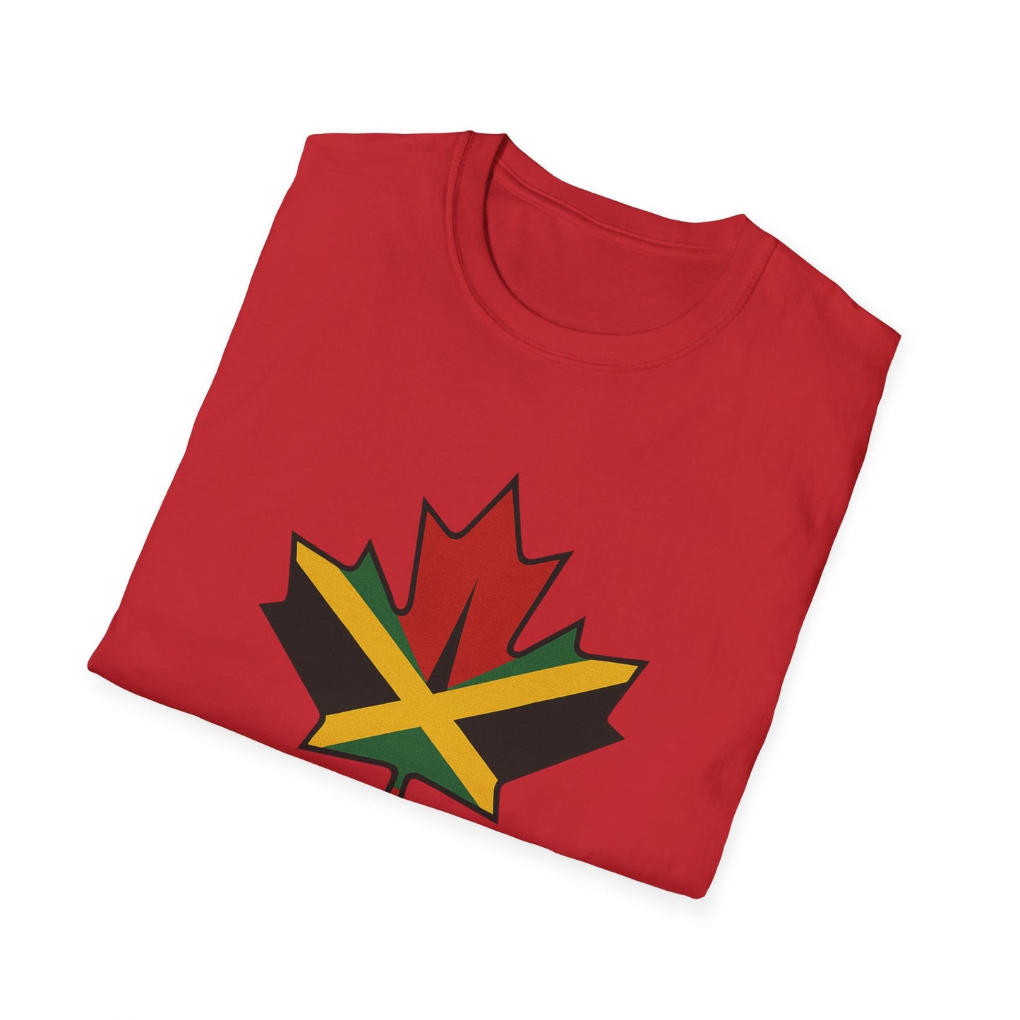 Yard & Maple Unisex Softstyle T-Shirt, Casual Summer Tee, Jamaican Theme Shirt, Cool Graphic Top, Gift for Nature Lovers