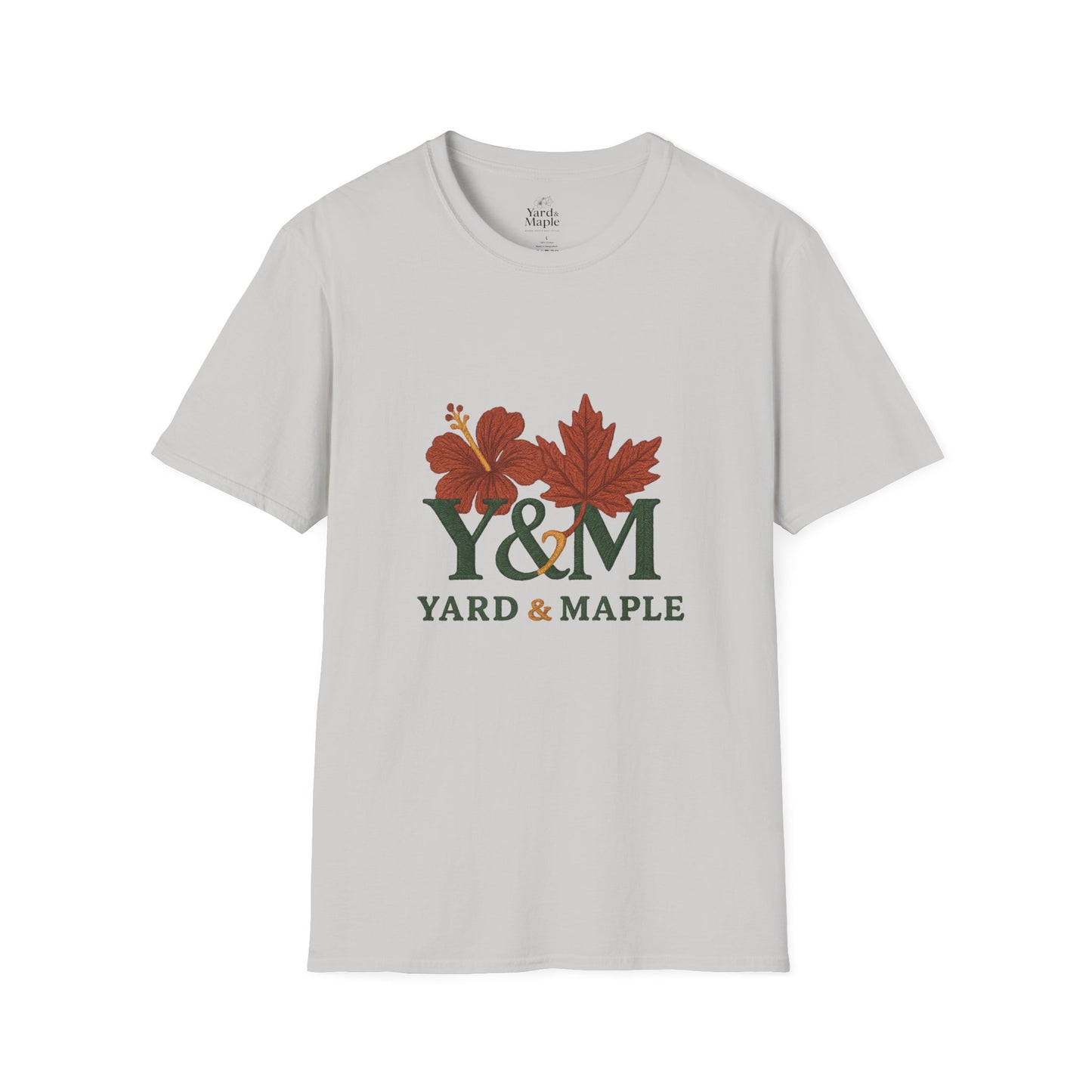 Yard & Maple Floral Unisex T-Shirt, Casual Tee, Nature Lover Gift, Spring Fashion, Graphic Shirt, Eco-Friendly Apparel