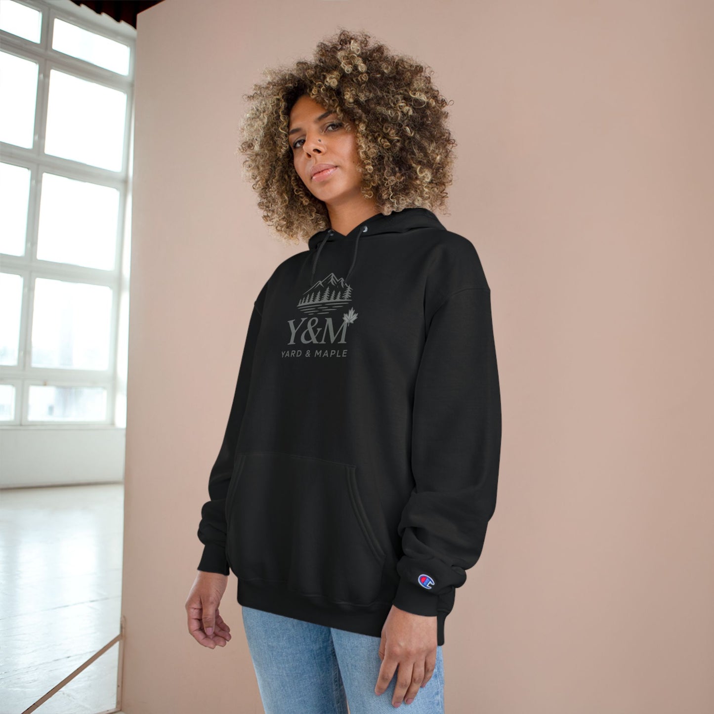 Nature-Inspired Champion Hoodie | Cozy & Stylish Outdoor Apparel for Adventurers, Gift for Hikers, Camping, Travelwear, Casual Outfit