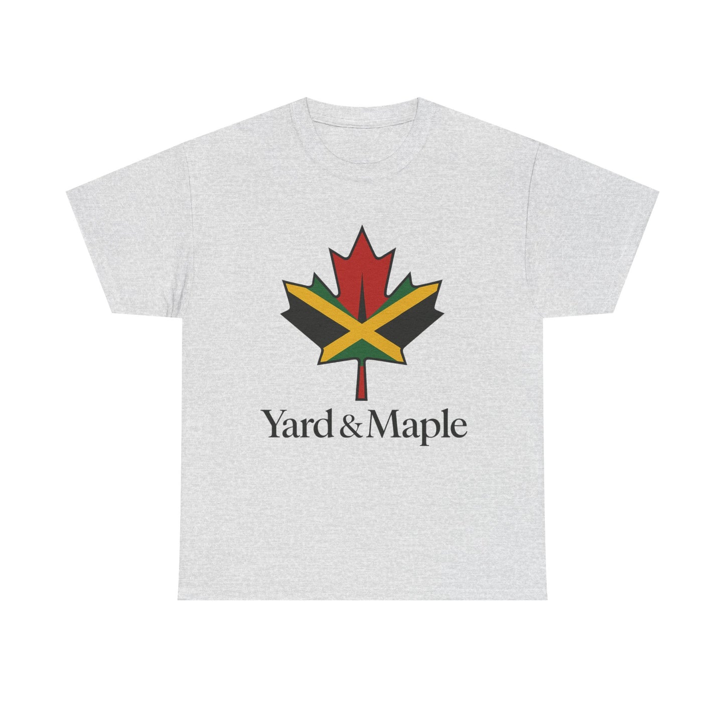 Yard & Maple Unisex Heavy Cotton Tee | Jamaican Pride, Canada Love, Streetwear, Gift for Him/Her, Summer Vibes