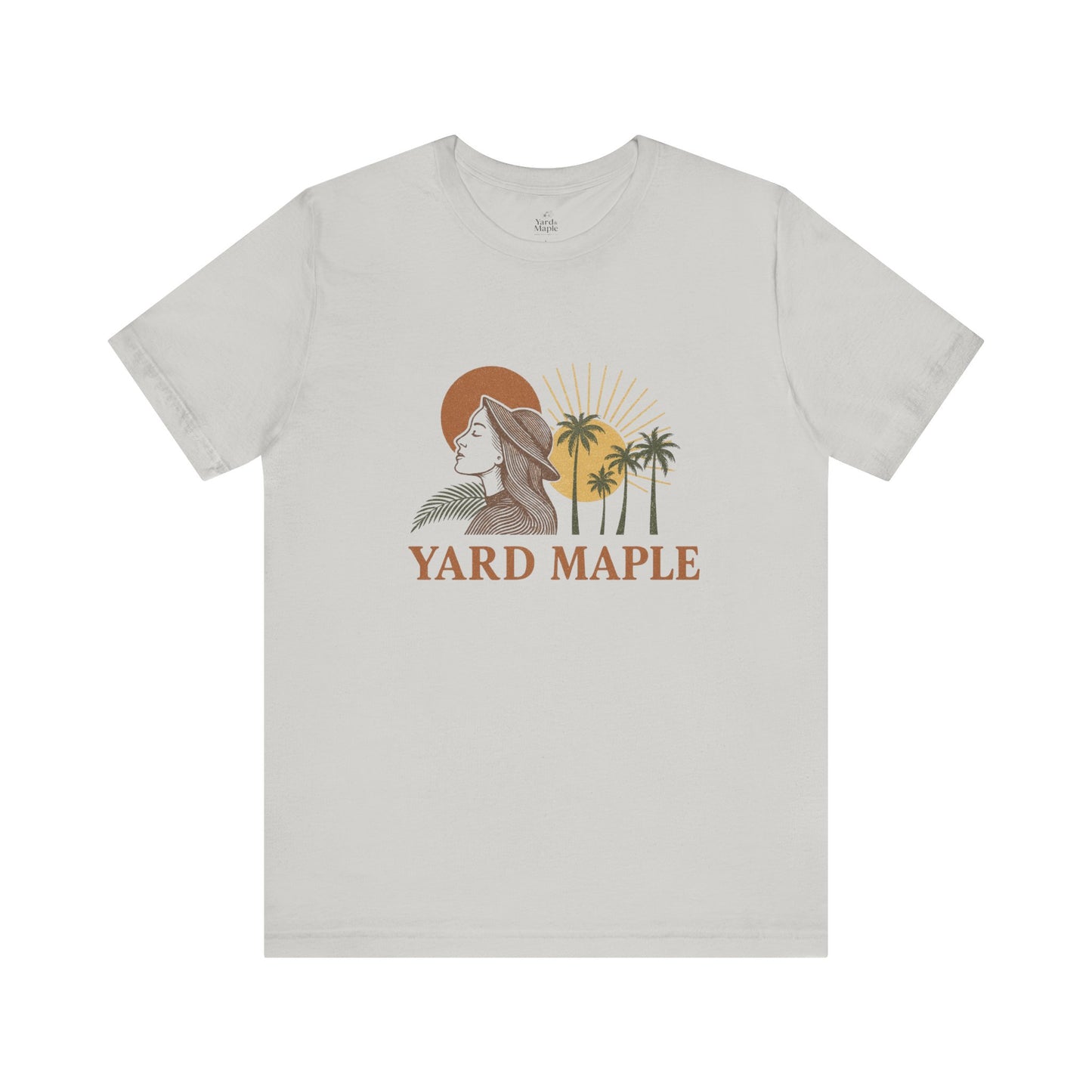 Yard Maple Graphic Tee, Casual Summer Shirt, Nature Lover Gift, Eco-Friendly Apparel, Beach Vibes Tee, Unique Unisex Apparel