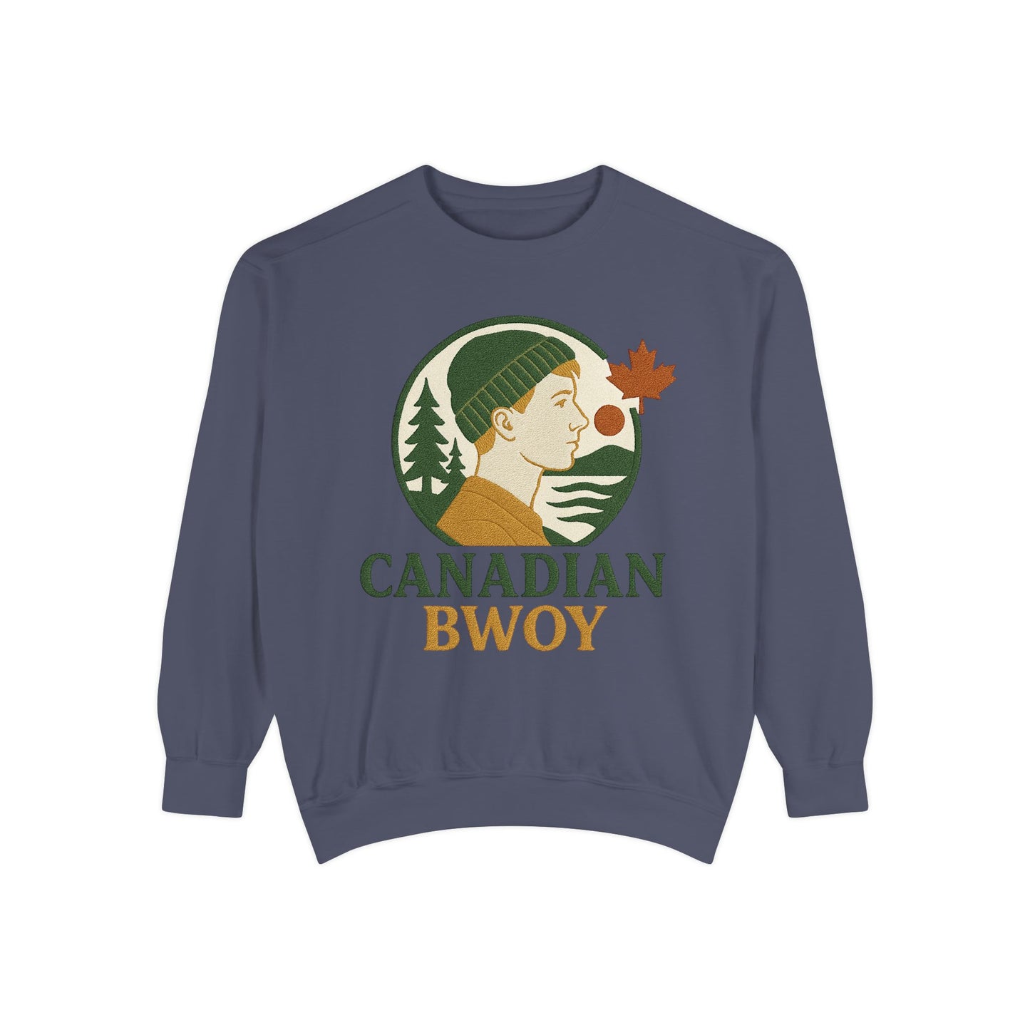 Canadian Bwoy Sweatshirt, Unisex Cozy Apparel, Gift for Canada Day, Casual Streetwear, Nature Lover Sweatshirt, Fall Fashion