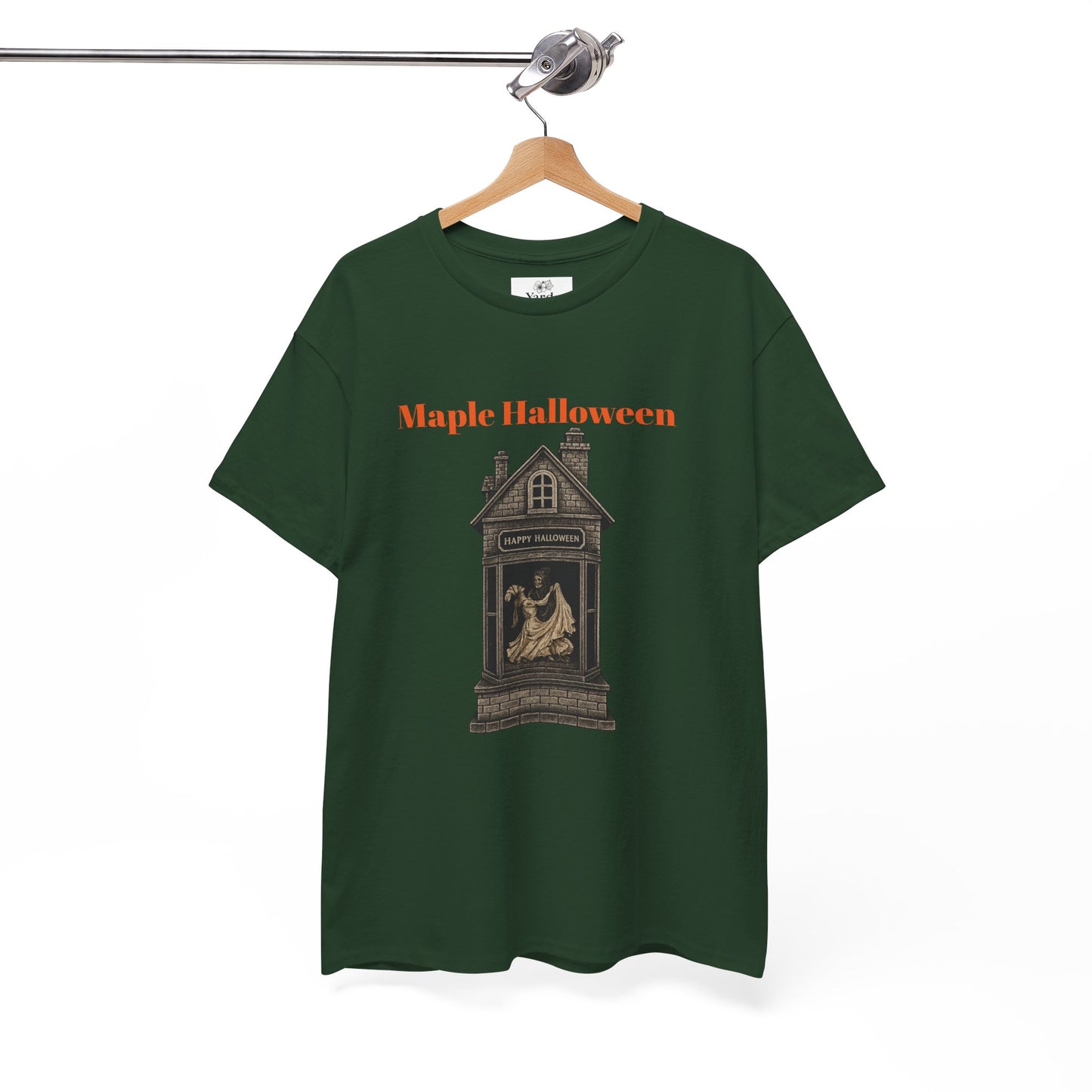 Halloween Graphic Tee, Spooky Season Shirt, Maple Halloween T-Shirt, Unisex Cotton Tee, Fall Fashion Top, Holiday Gift