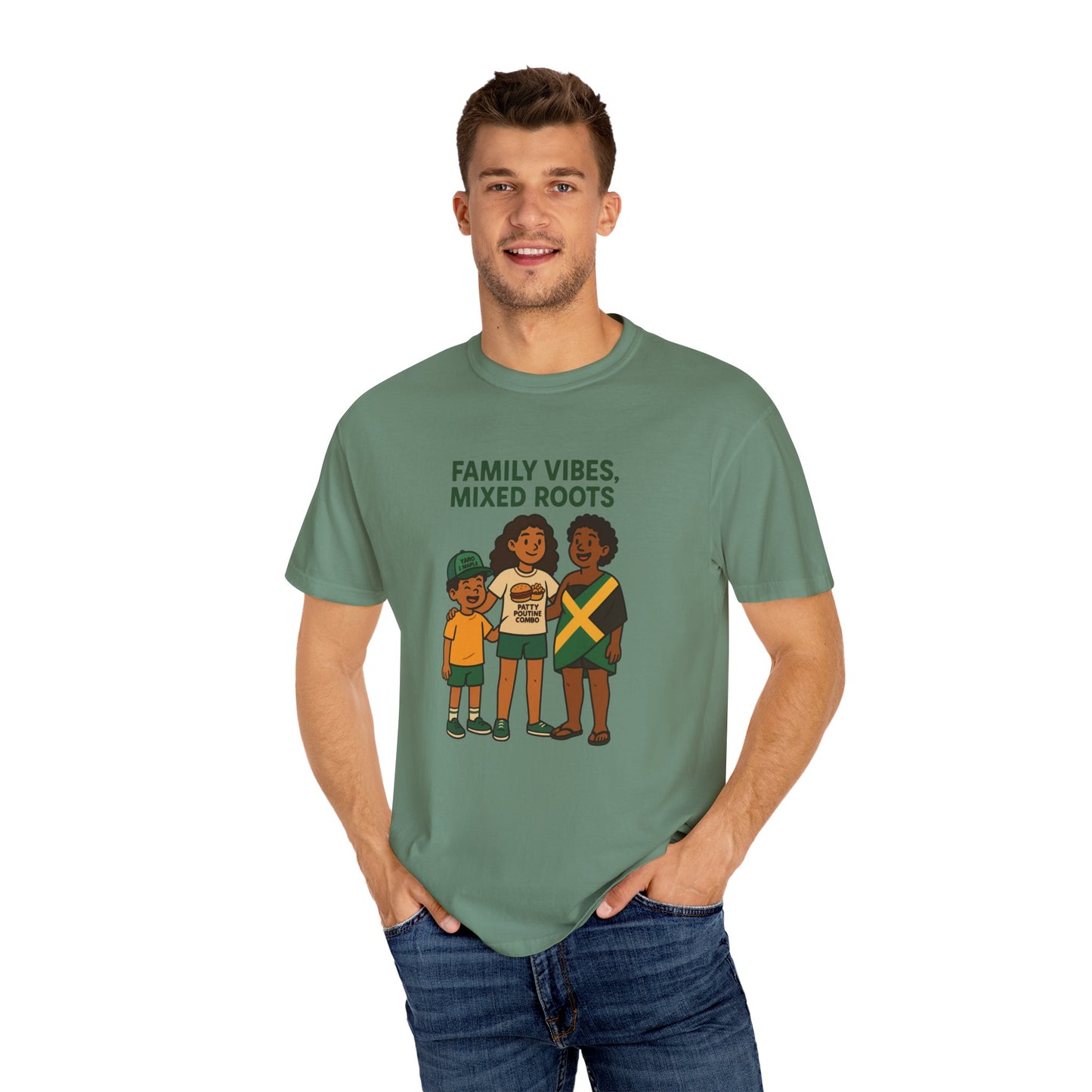 Family Vibes T-Shirt, Unisex Clothing, Mixed Roots Shirt, Family Reunion Outfit, Cultural Celebration Apparel, Summer Casual Wear