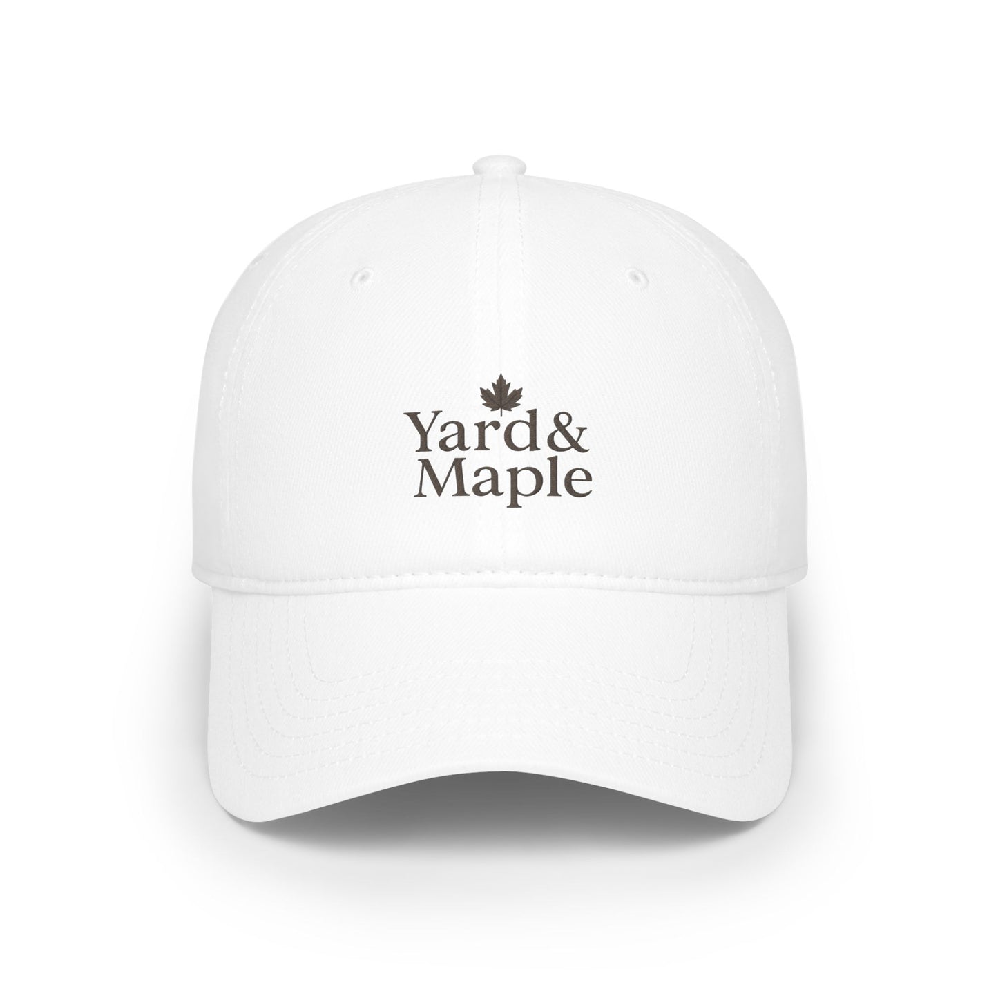 Trendy Low Profile Baseball Cap, Casual Hat, Outdoor Cap, Gift for Him/Her, Summer Accessory, Yard & Maple Design