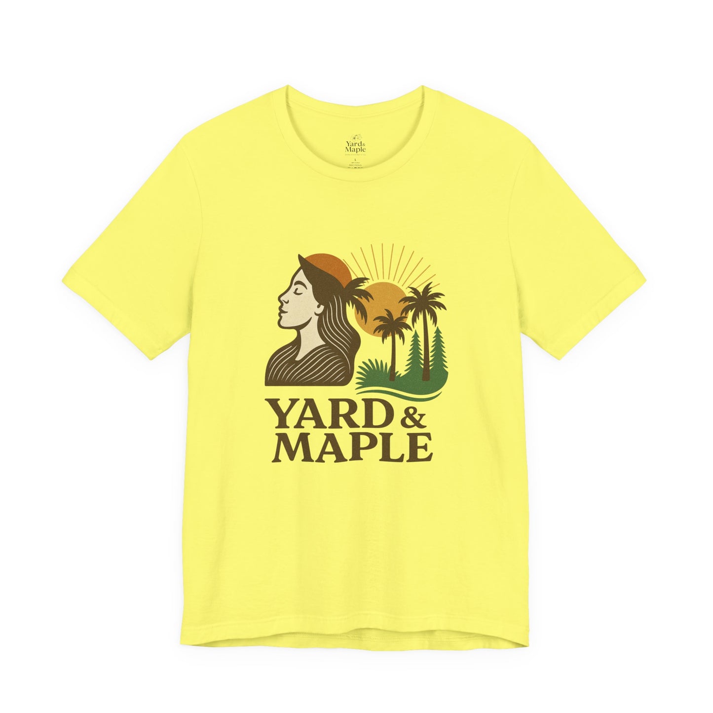 Yard & Maple Graphic Tee, Nature Inspired Unisex Shirt, Outdoor Lover Gift, Summer Vibes, Casual Wear, Vacation Essentials
