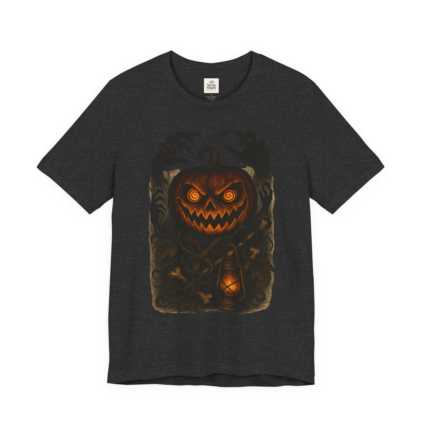 Halloween Pumpkin Tee, Unisex Jersey Short Sleeve Shirt, Fall Festival Apparel, Spooky T-Shirt, Trick or Treat Gift, Autumn Vibes