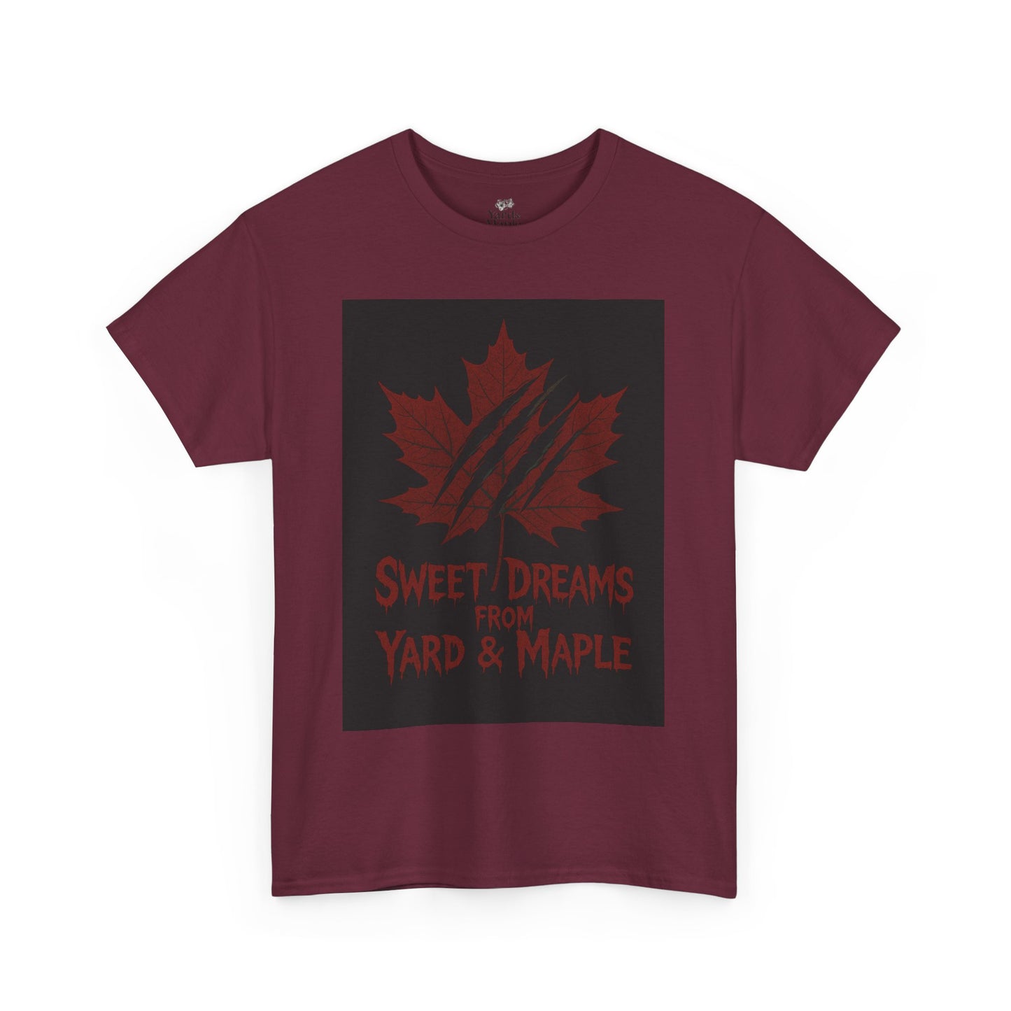 Cozy Graphic Tee with Maple Leaf Design, Casual Streetwear, Gift for Nature Lovers, Sweet Dreams Shirt, Unisex Cotton Top