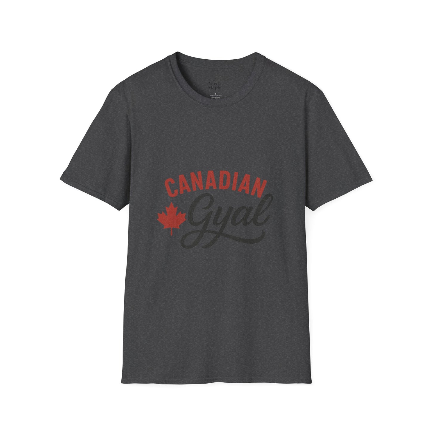 Canada Pride T-Shirt, Canadian Gyal Graphic Tee, Unisex T-Shirt for Her, Canada Day Gift, Maple Leaf Apparel