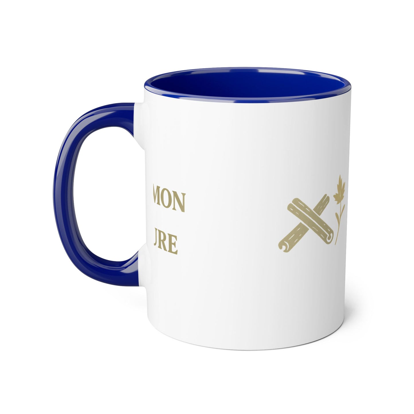 Cinnamon & Culture Accent Mug, Cozy Coffee Cup for Tea Lovers, Perfect Gift for Friends, Coffee Mug for Home, Unique Kitchen Decor