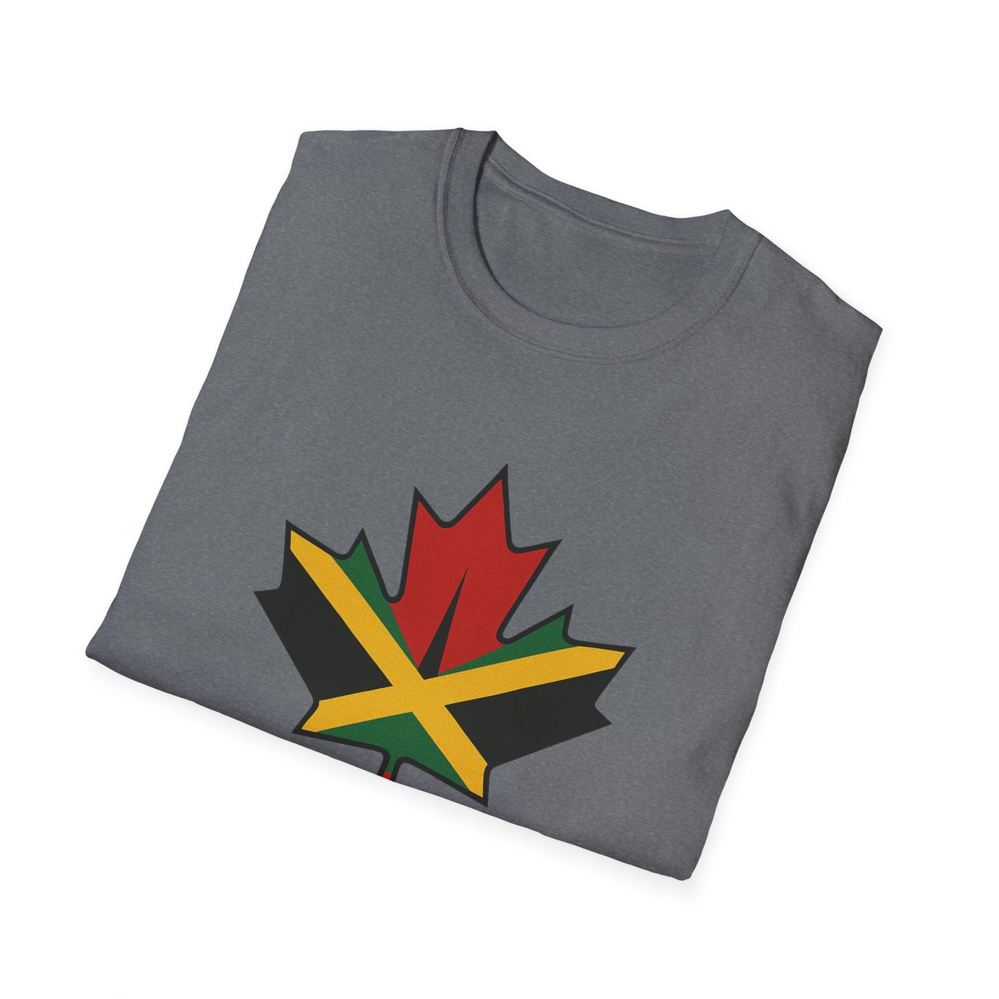 Yard & Maple Unisex Softstyle T-Shirt, Casual Summer Tee, Jamaican Theme Shirt, Cool Graphic Top, Gift for Nature Lovers