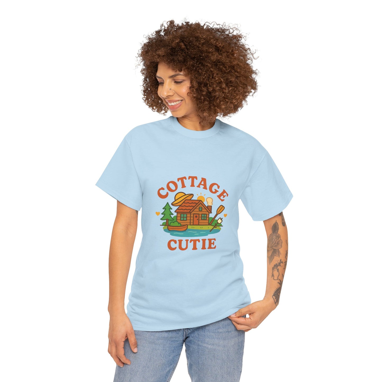 Cottage Cutie Tee, Cozy T-Shirt for Nature Lovers, Perfect Gift for Cottagers, Summer Parties, Casual Wear
