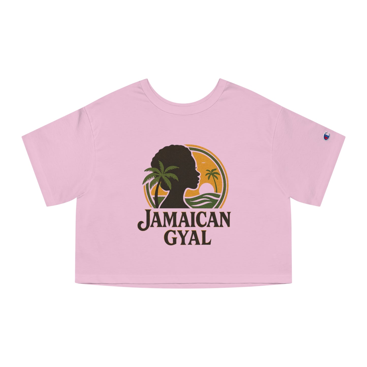 Cropped T-Shirt - Jamaican Gyal Graphic Tee, Summer Fashion, Gift Idea