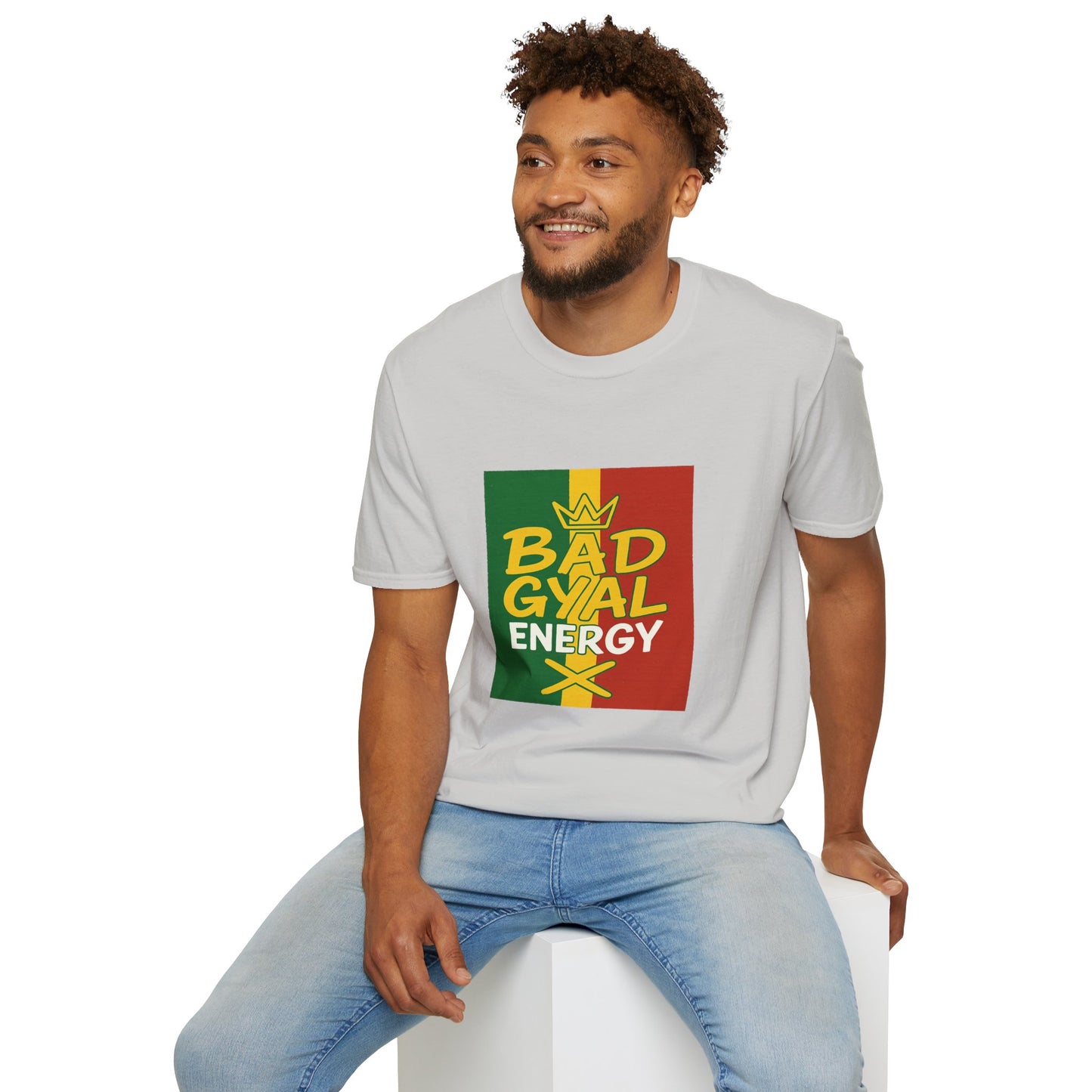 Rasta Vibes T-Shirt | Bad Gyal Energy | Unisex Graphic Tee, Casual Wear, Festival Apparel, Gift for Him/Her, Summer Style