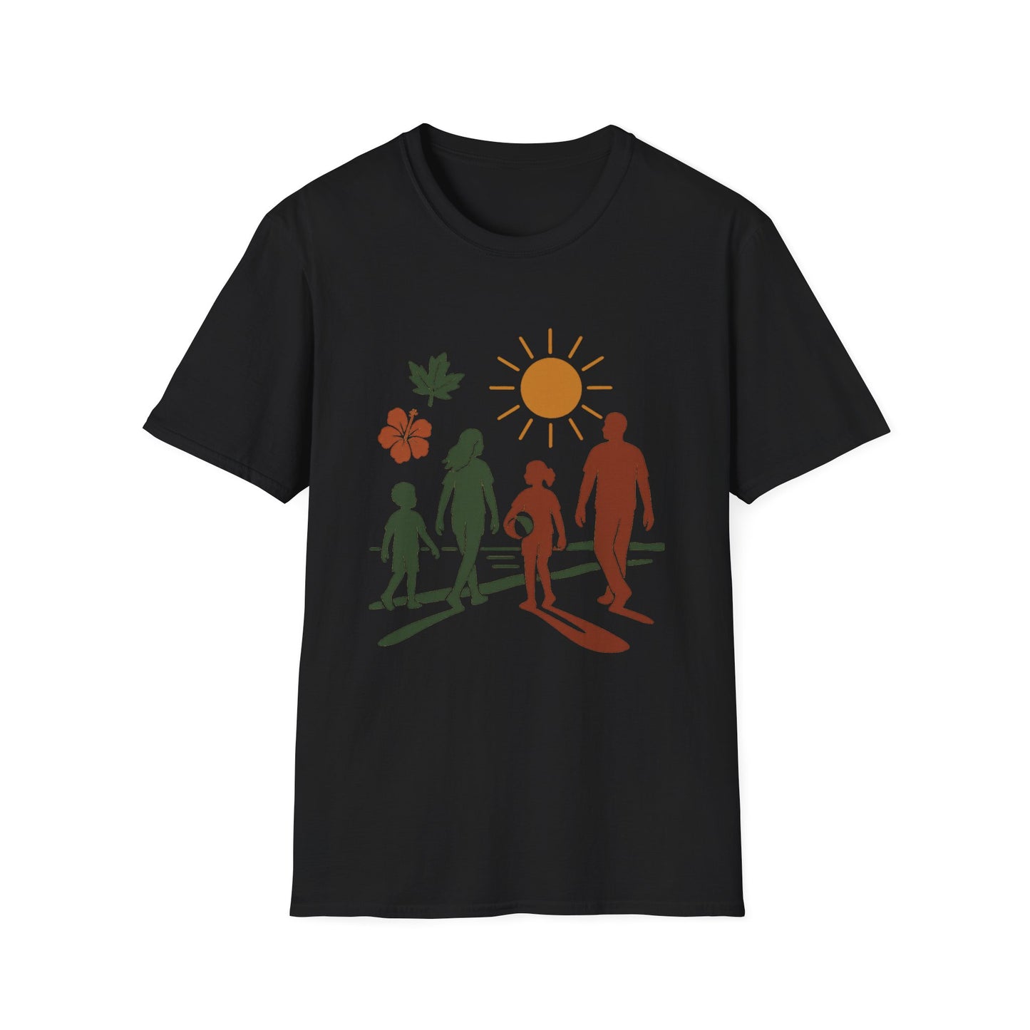 Family Beach Day Unisex T-Shirt, Summer Tee, Vacation Shirt, Outdoor Fun Top, Gift for Dad, Mom, Kids